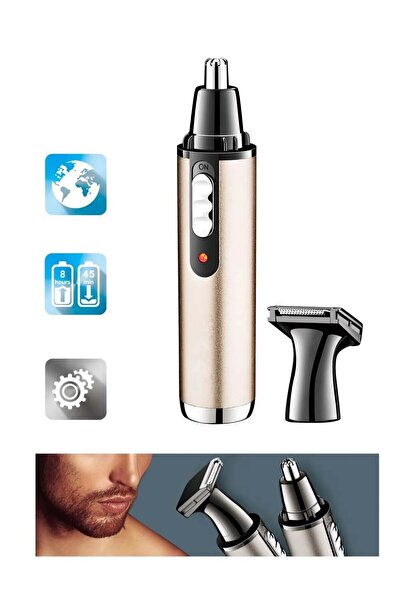 shoptekno Pro Şarjlı Kulak Burun Kılı Temizleme Tüy Kesme Ense Favori Düzeltme Tıraş Makinesi