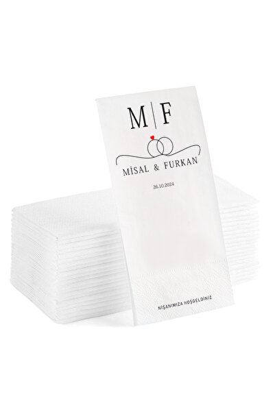 Matbaagraf Kişiye Özel Yazılı Sunum Servis Peçetesi Konuşan Kağıt Peçete DS17