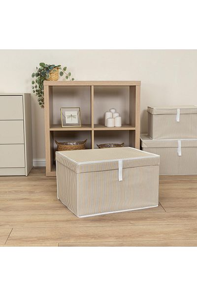 Pazar Kapısı Multi-Purpose Organizer Organizer Box Maxi Brown 50*40*30cm