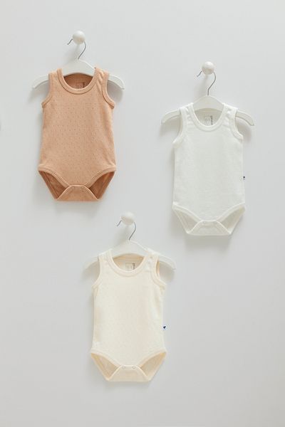 Caramell 100% Cotton 3-Piece Athlete Body Set Baby Boy
