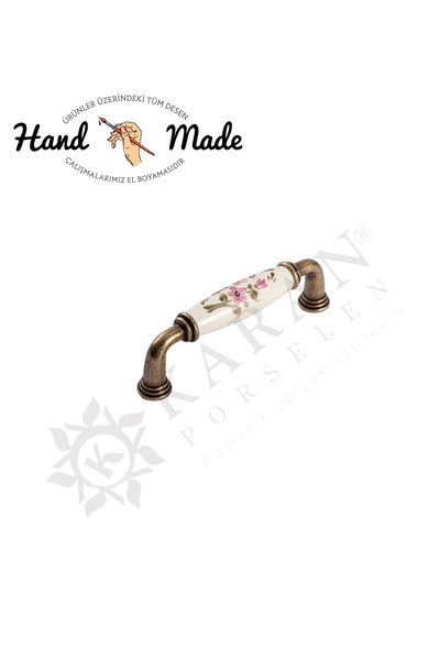 Karan Porselen Porselen Mobilya Çekmece Vestiyer Mutfak Dolap Kulbu 128mm-96m...