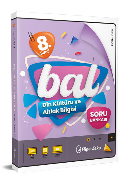 HiperZeka 2025 8. Sınıf BAL Din Kültürü ve Ahlak Bilgisi Soru Bankası | Yusuf...
