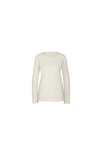 Tchibo Women Round Neck Long Sleeve Top, White