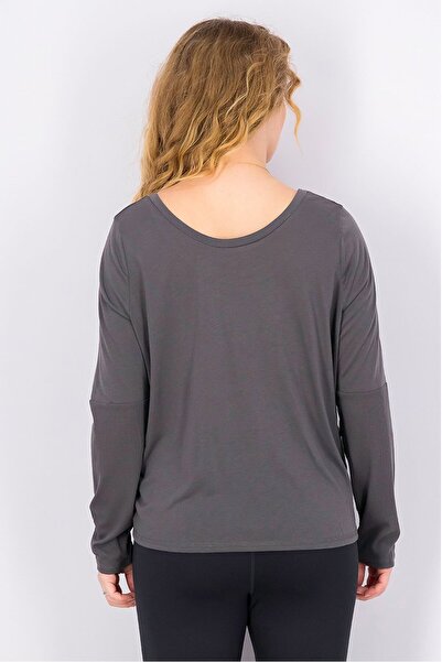 Tchibo Women Sportswear Fit Long Sleeve Outdoor Top, Grey