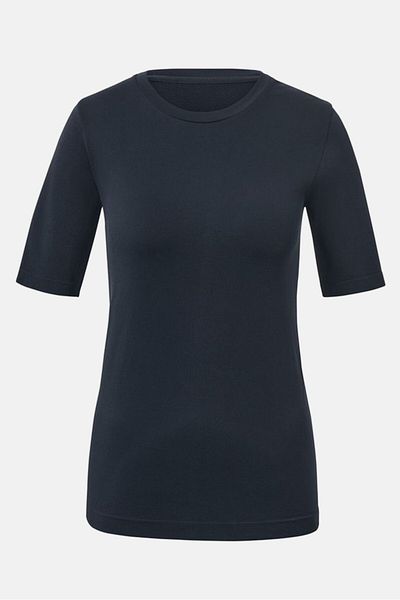 Tchibo Women Performance Fit Short Sleeve Training T-Shirts, Navy Blue