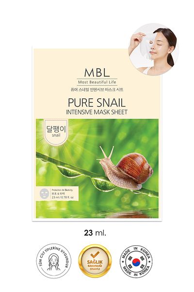 MBL Teresia Firming, Nourishing and Anti-Wrinkle Face Mask with Snail Mucin