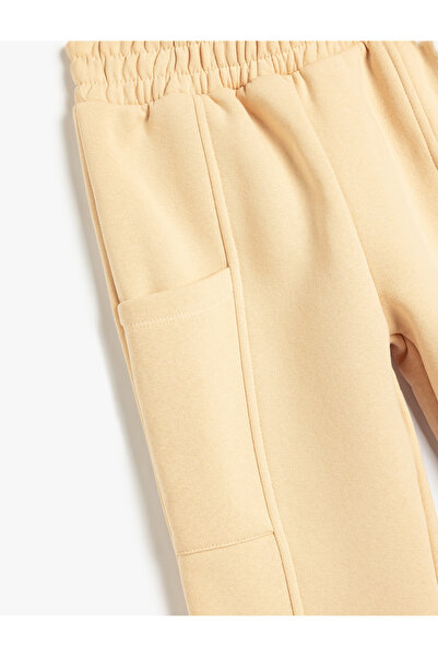 Koton Basic Jogger Sweatpants με λεπτομέρεια τσέπης - Ελαστική μέση