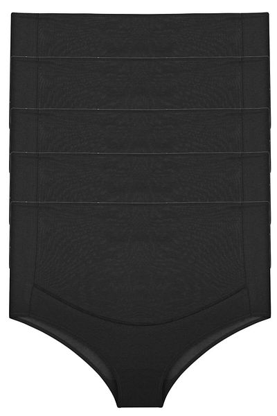 Nicoletta Γυναικεία Εγκυμοσύνη 5 Πακέτο Lycra BLACK