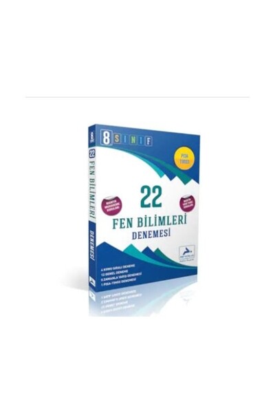 paraf yayınları Paraf Yayınları 8. Sınıf Lgs 22 Fen Bilimleri Denemesi