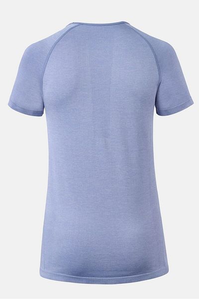 Tchibo Women Sportswear Fit Heather Seamless Top, Blue