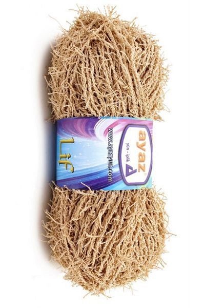 Ayaz 1219 Model Milk Brown Hard Beard, Bath and Dish Rope