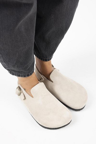 Manijero Holly 2 dámské sandály Sabo Beige z pravé kůže s přezkou s páskem