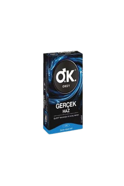 Okey Prezervatif Gerçek Haz 12'li