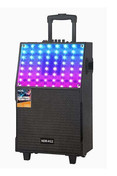 SIGHTZER DEV PARTY SPEAKER ÇİFT KABLOSUZ MİKROFONLU ŞARJLI BLUETOOTH HOPARLÖR...