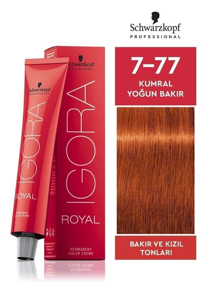Igora Royal 7-77 Kumral Yoğun Bakır 60 ml
