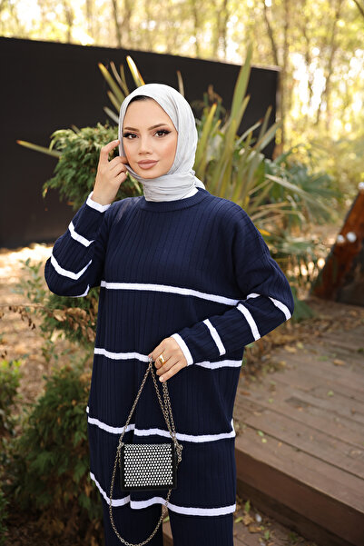 Kirazgym Εποχιακό ριγέ πλεκτό σετ