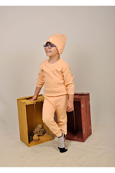 Peki Gift Tracksuit Set for Kids Girls Boys - Add 5 Pay 4, Medium Thick Cotton, Beret Top and Bottom Set 14750