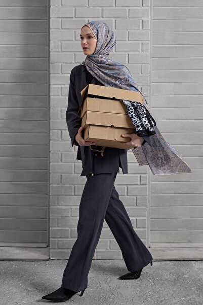 Qef Monika Patterned Deluxe Shawl