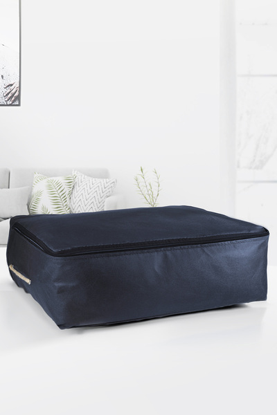 Vedsey Set of 8 53X44X20 cm - Home Organizer Dark Blue Storage Bed and under Bed Organizer