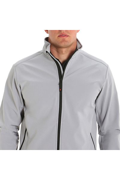 Slam Light Gray Men's Stand Collar Long Pocket Regular Fit Summer Jacket a 125002 S00