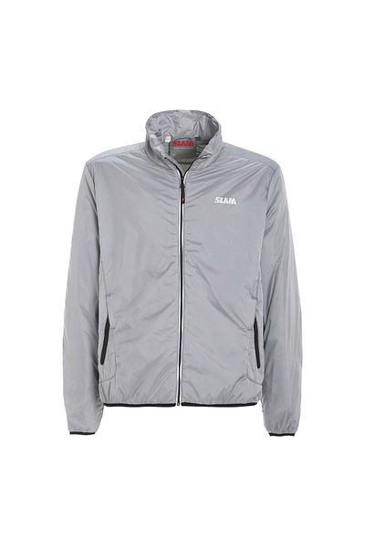 Slam Gray Men's Stand Collar Long Pocket Regular Fit Summer Jacket A123004S00