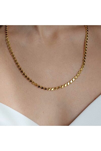 Altınbeyi 14 Ayar Altın Pullu Zincir 4mm 7.85 gram 55cm