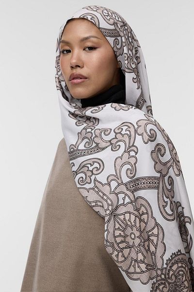 Qef Beena Patterned Deluxe Shawl