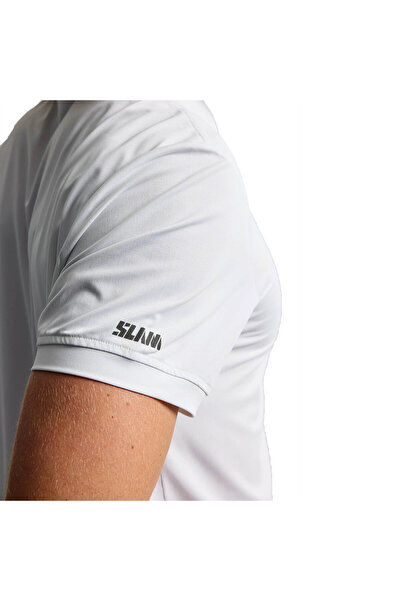 Slam Ανδρικό λευκό μπλουζάκι Tech Pique Polo Ss ΑΝΔΡΙΚΟ ΜΠΛΟΥΖΑ A108006S01