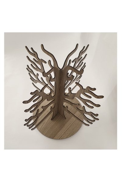 Generic Brand - wooden jewelry tree - jewelry stand - jewelry organizer - necklace earring stand makeup table organizer