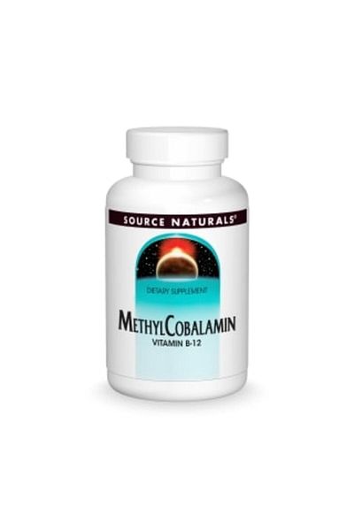 source naturals Methylcobalamin Vitamin B-12, 60 Lozenges, 5 mg