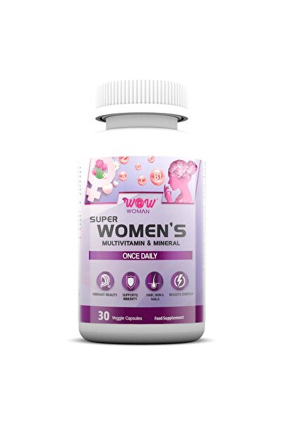 wow woman Super Women's Multivitamin & Mineral, 30 Veggie Capsules