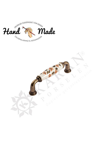 Karan Porselen Porselen Mobilya Çekmece Vestiyer Mutfak Dolap Kulbu 128mm-96m...