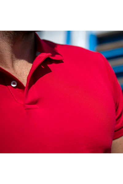 Slam Deck Polo Ανδρικό κόκκινο μπλουζάκι πόλο ΑΝΔΡΙΚΟ ΜΠΛΟΥΖΑ ΠΟΛΟ A108003S00