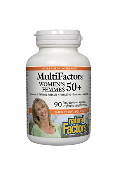 Natural Factors كبسولات متعددة العوامل للنساء فوق سن الخمسين، 90 كبسولة نباتية