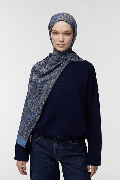 Qef Nanny Patterned Deluxe Shawl