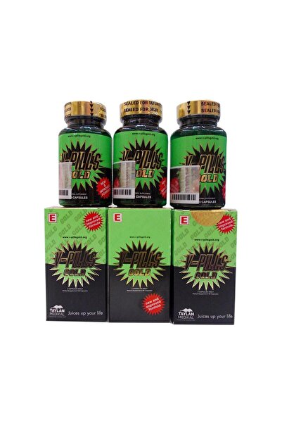 V-Pills Gold Bitkisel 60 Kapsül Orijinal Bandrollü 3 Adet Kutu