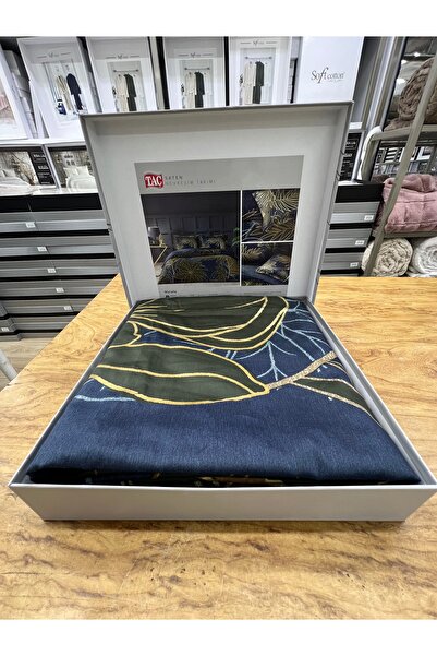 Taç Satin Crown Double Duvet Cover Set