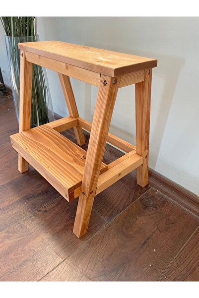 Handmade Kiraz Basamak Tabure, Basamak Tabure, Ahşap Basamak Yükseltici