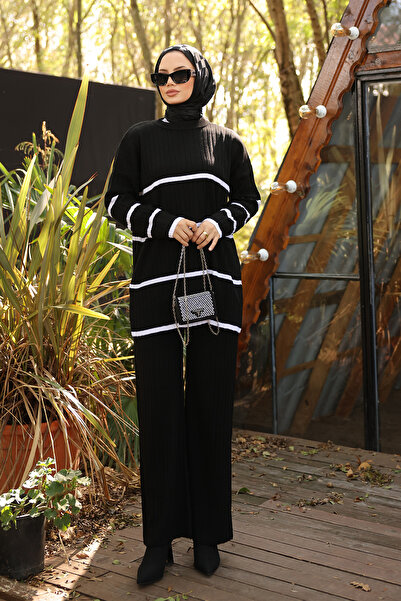 Kirazgym Εποχιακό ριγέ πλεκτό σετ