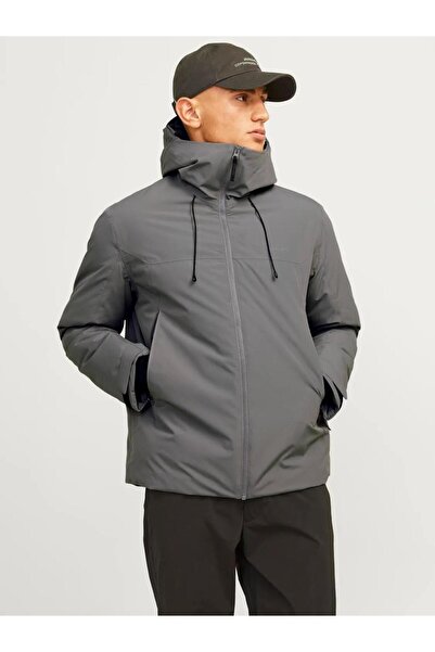 Jack & Jones JCOSUMMIT PADDED SHELL JACKET SN Gargoyle