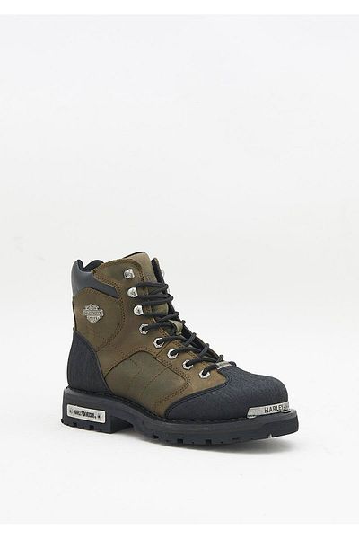 Harley Davidson Clemente Men's Green Nubuck Boots