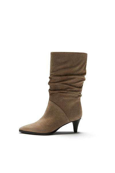 Isabel Bernard Vendôme Margot Taupe Wildleder Stiefel Ib54005-178