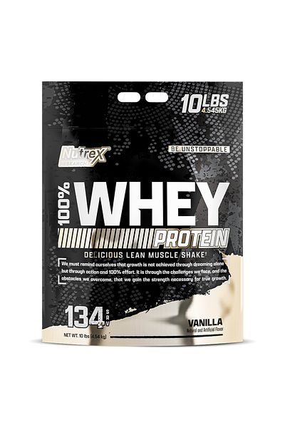 Nutrex Research 100% Whey, Vanilla, 10 LB