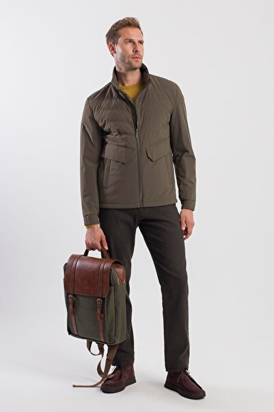 Jakamen Χακί casual σακίδιο πλάτης με αγκράφα