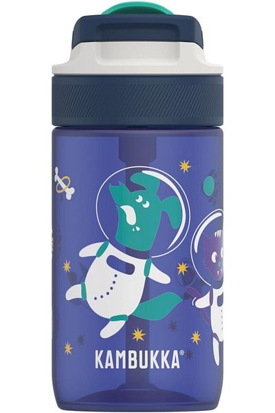 Kambukka Lagoon Water Bottle with Spout Lid - 400 ML - Space Animals