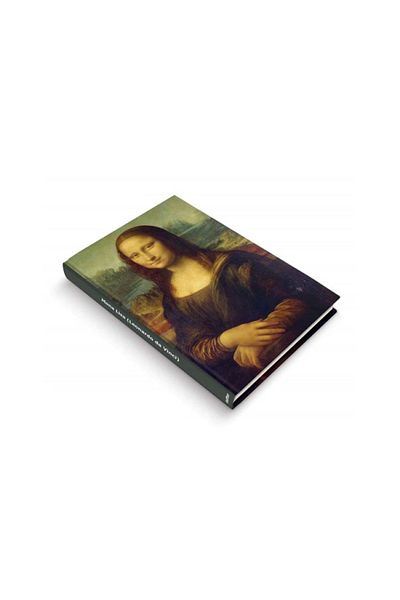 DEFFTER Art Of Word/ Da Vıncı 14x20 Monalısa غطاء صلب مخطط D