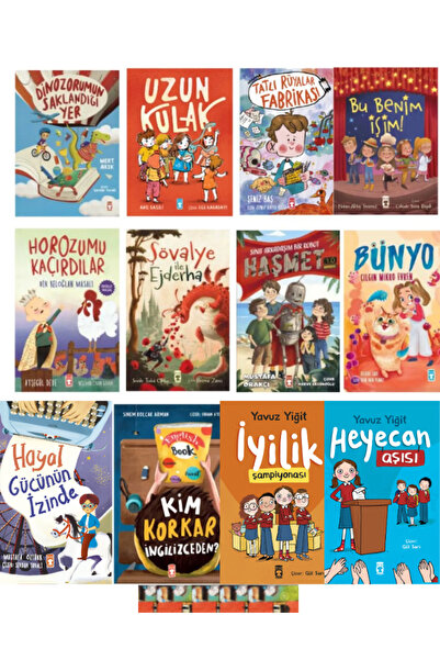 Timaş Çocuk 1.2.sınıf Okuma Kitapları Uzun Kulak Kim Korkar Ingilizceden M.ar...