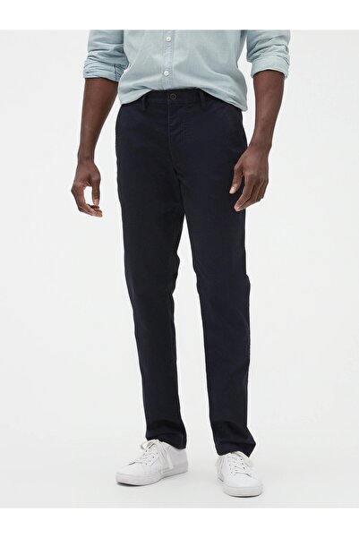 GAP Erkek Koyu Lacivert V-essentıal Khakı Slım Fıt