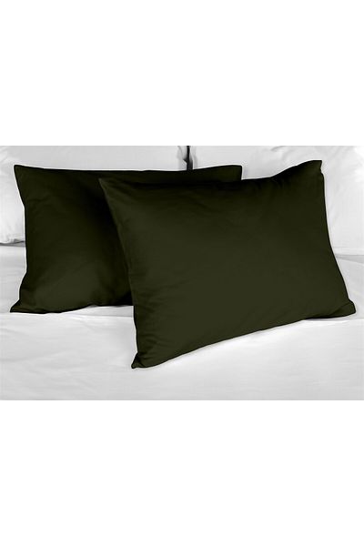 Evim 100% Cotton Akfil Black Pillow Case Set of 2 - 50X70 cm