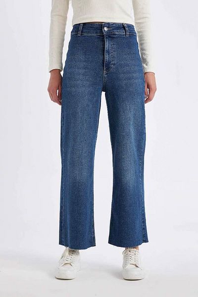 DeFacto Blugi pantaloni scurti cu talie înaltă - Pantaloni lavabili D4327ax24au